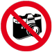Fotokameras verboten